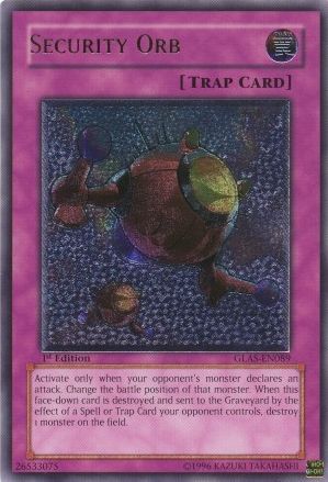 Security Orb [GLAS-EN089] Ultimate Rare | Chromatic Games