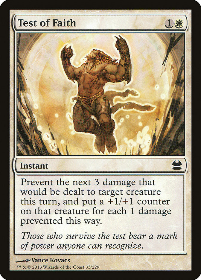 Test of Faith 33/229 (Modern Masters)  | Chromatic Games