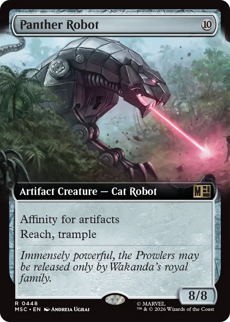 Panther Robot (Extended Art) [Marvel Super Heroes Commander] | Chromatic Games