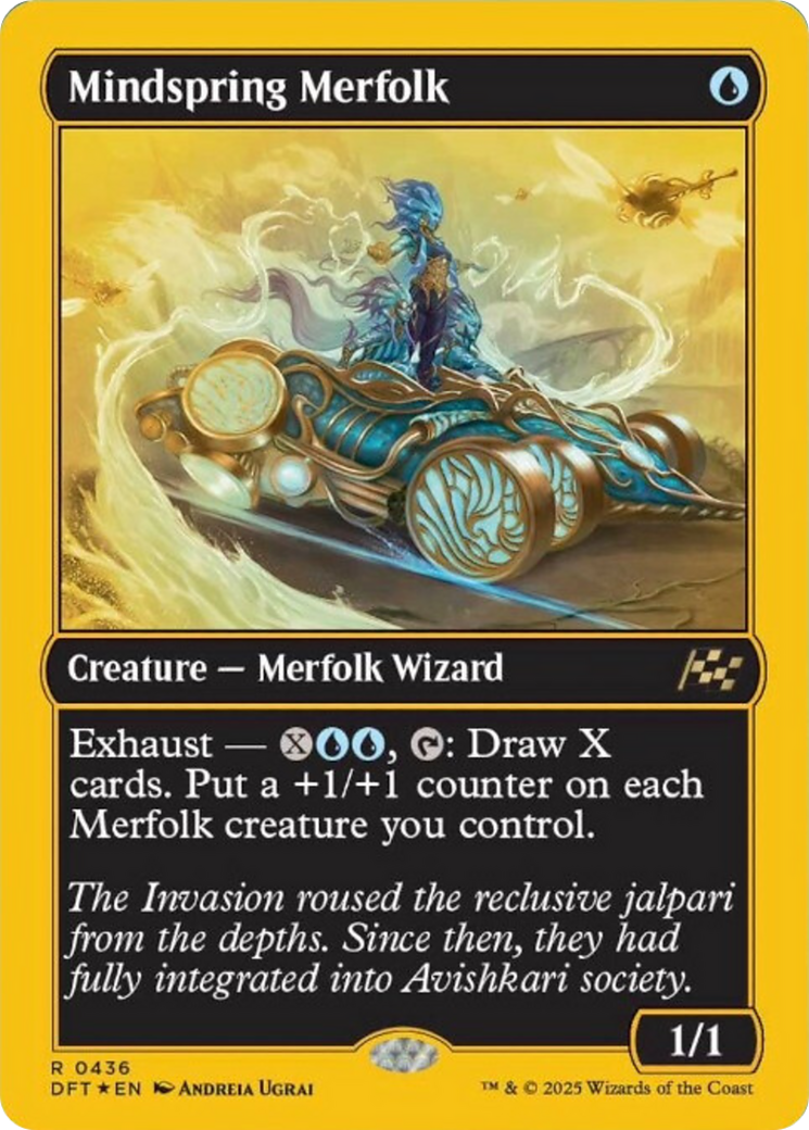 Mindspring Merfolk (First-Place Foil) [Aetherdrift] | Chromatic Games