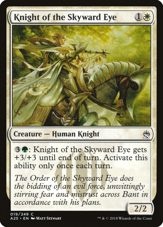 Knight of the Skyward Eye 19/249 (Masters 25)  | Chromatic Games