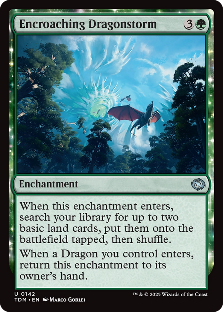 Encroaching Dragonstorm [Tarkir: Dragonstorm] | Chromatic Games