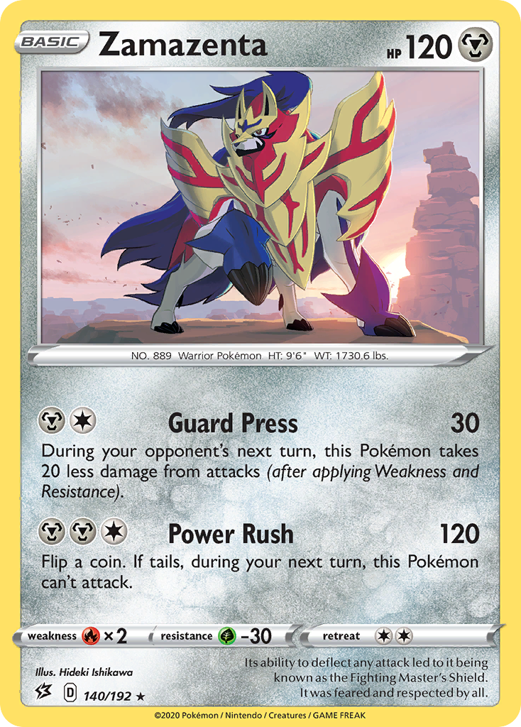 Zamazenta (140/192) [Sword & Shield: Rebel Clash] | Chromatic Games