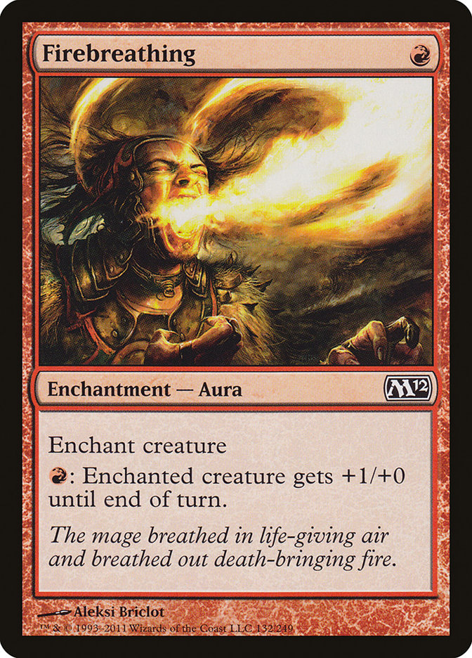 Firebreathing 132/249 (Magic 2012 (M12))  | Chromatic Games