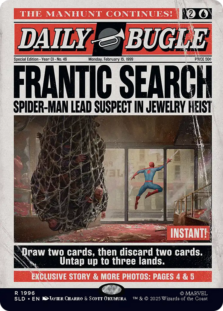 Frantic Search (1996) (Rainbow Foil) [Secret Lair Drop Series] | Chromatic Games