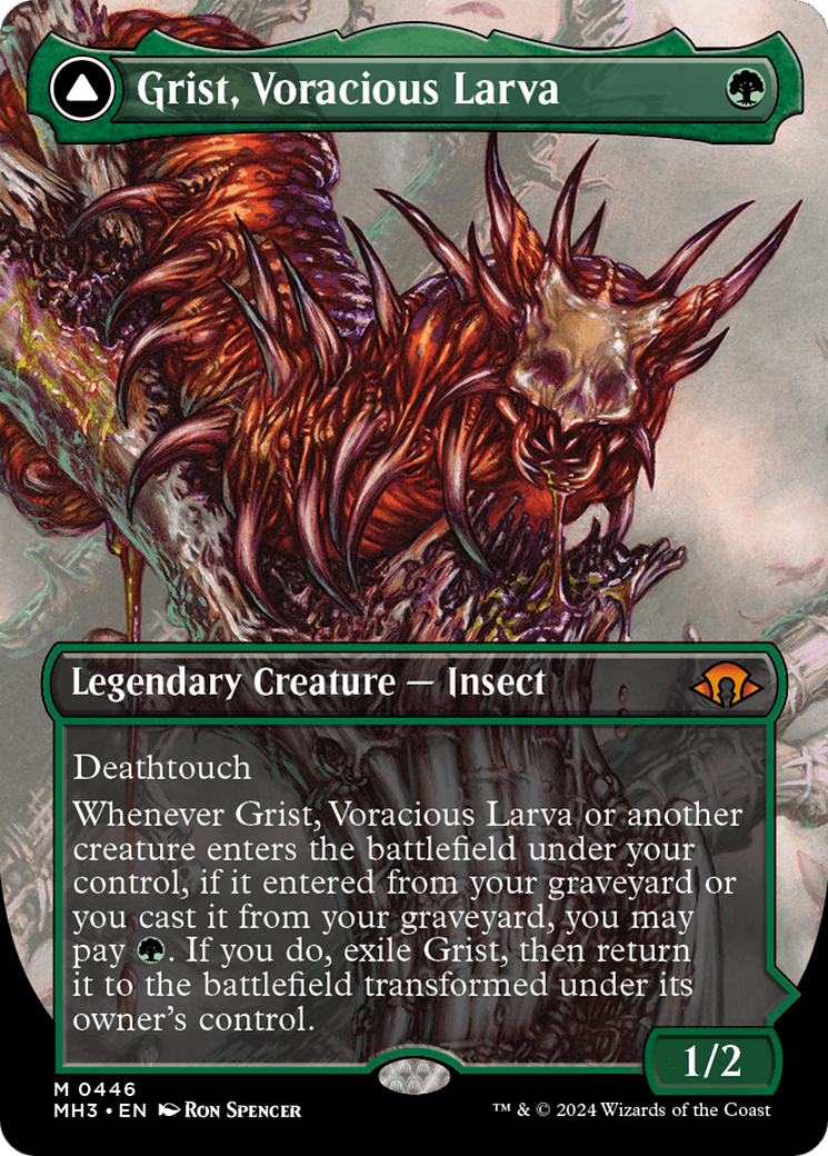 Grist, Voracious Larva // Grist, the Plague Swarm (Borderless) [Modern Horizons 3] | Chromatic Games