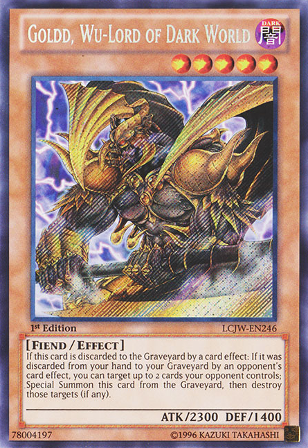 Goldd, Wu-Lord of Dark World [LCJW-EN246] Secret Rare | Chromatic Games