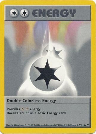 Double Colorless Energy (96/102) [Base Set Shadowless Unlimited] | Chromatic Games