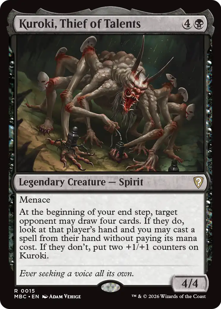 Kuroki, Thief of Talents [Mystery Booster: Commander Edition] | Chromatic Games