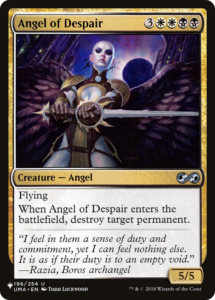 Angel of Despair [The List Reprints] | Chromatic Games