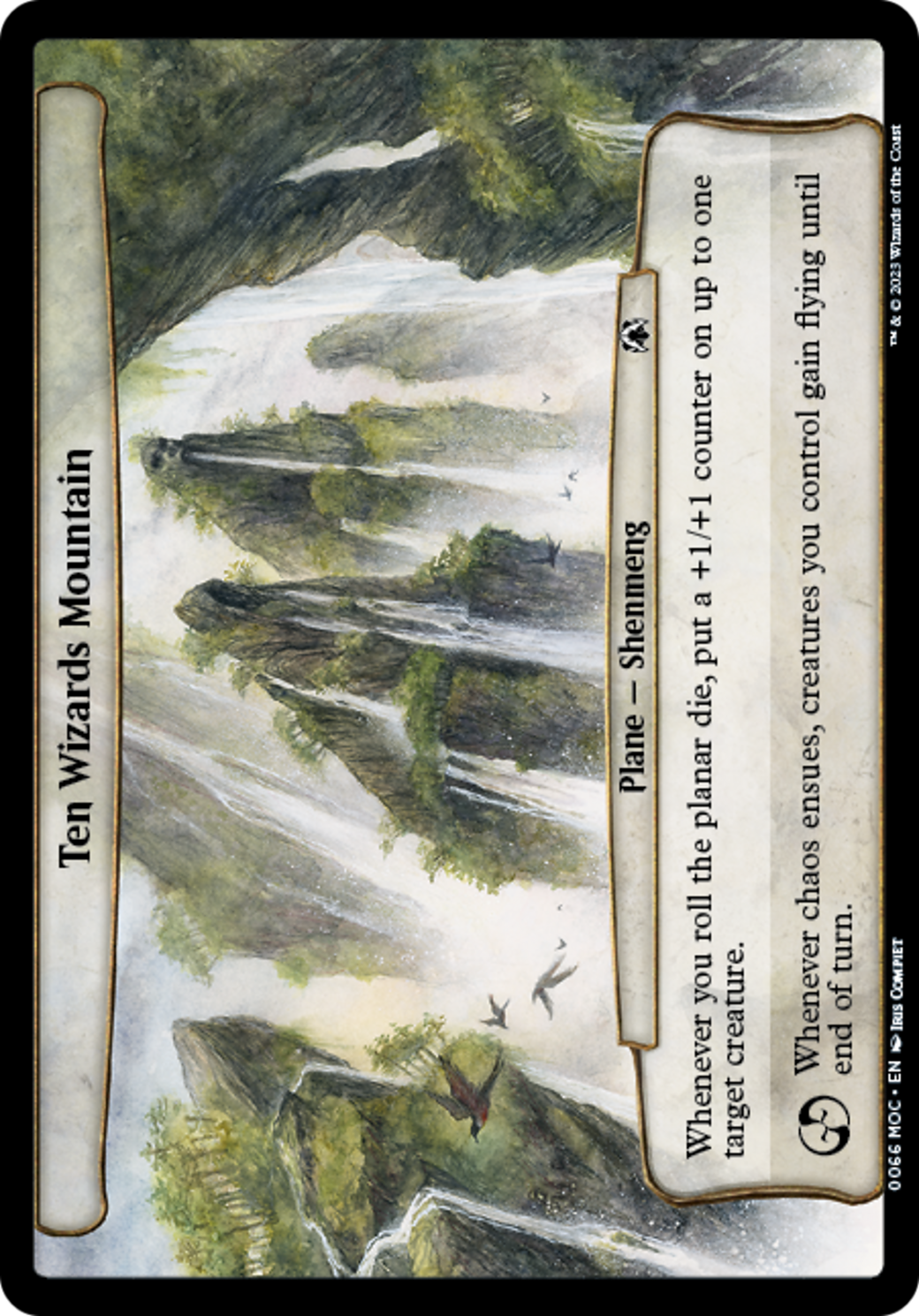 Ten Wizards Mountain [March of the Machine Commander] | Chromatic Games