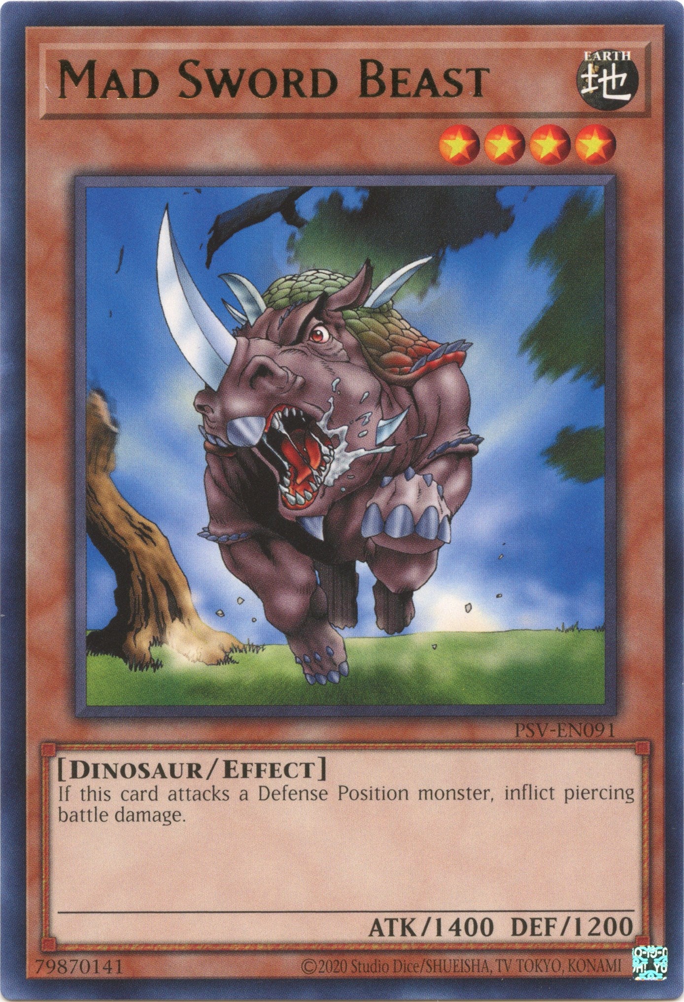 Mad Sword Beast (25th Anniversary) [PSV-EN091] Rare | Chromatic Games