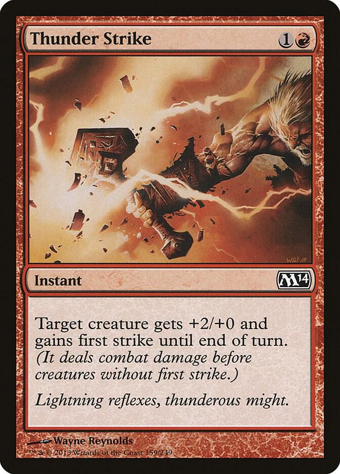 Thunder Strike 159/249 (Magic 2014 (M14))  | Chromatic Games
