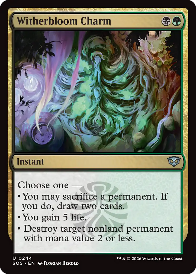 Witherbloom Charm [Secrets of Strixhaven] | Chromatic Games