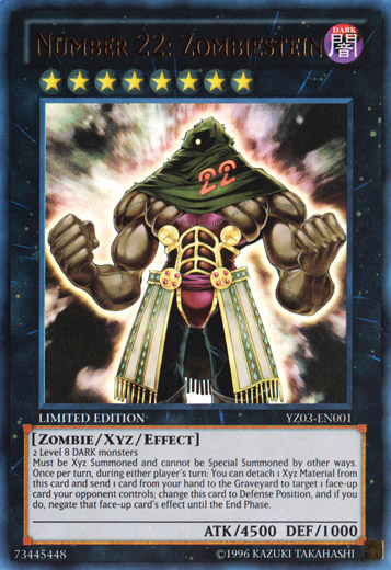 Number 22: Zombiestein [YZ03-EN001] Ultra Rare | Chromatic Games