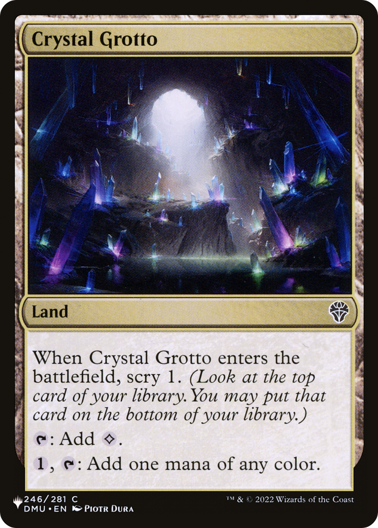 Crystal Grotto [The List Reprints] | Chromatic Games