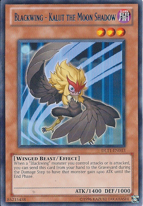 Blackwing - Kalut the Moon Shadow (Blue) [DL11-EN013] Rare | Chromatic Games