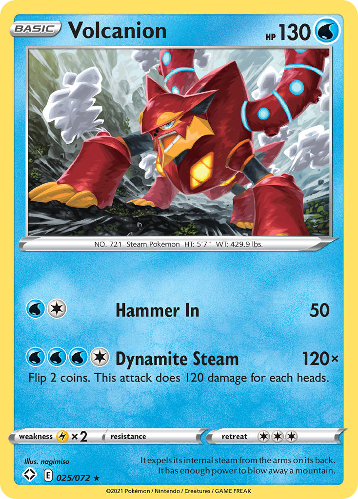 Volcanion (025/072) [Sword & Shield: Shining Fates] | Chromatic Games