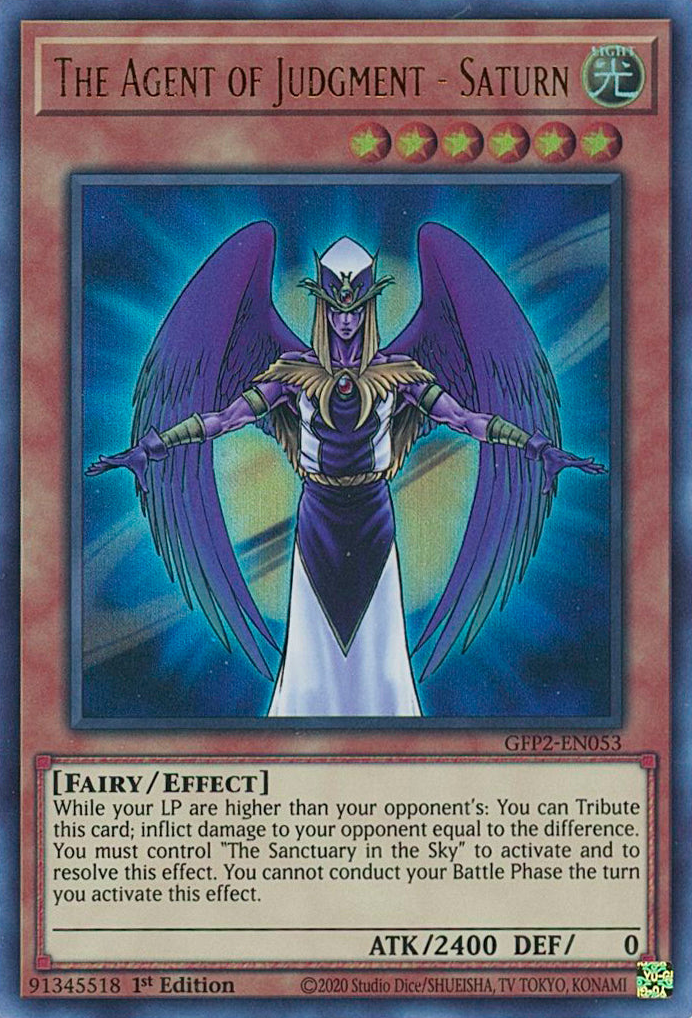The Agent of Judgment - Saturn [GFP2-EN053] Ultra Rare | Chromatic Games