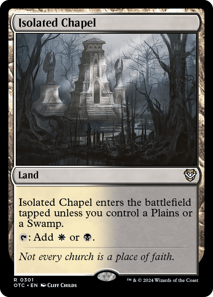 Isolated Chapel [Outlaws of Thunder Junction Commander] | Chromatic Games