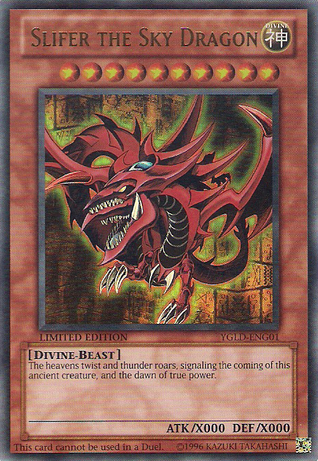 Slifer the Sky Dragon [YGLD-ENG01] Ultra Rare | Chromatic Games