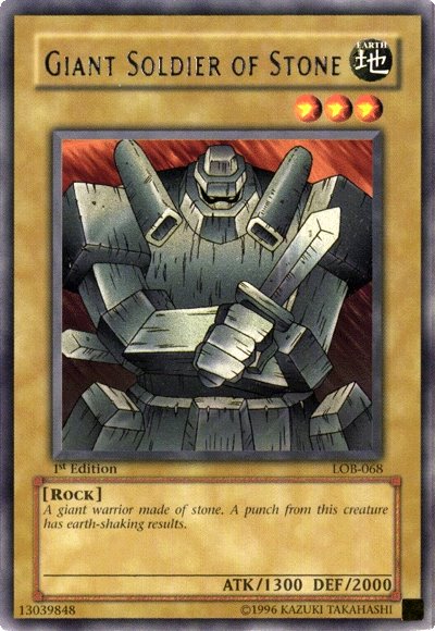 Giant Soldier of Stone [LOB-068] Rare | Chromatic Games