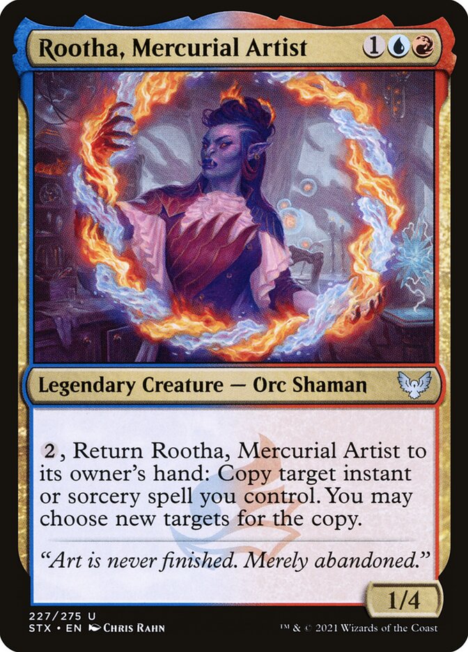 Rootha, Mercurial Artist 227 (Strixhaven: School of Mages)  | Chromatic Games