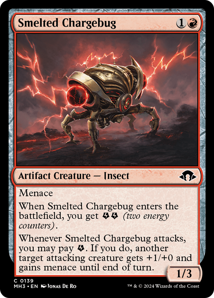 Smelted Chargebug [Modern Horizons 3] | Chromatic Games