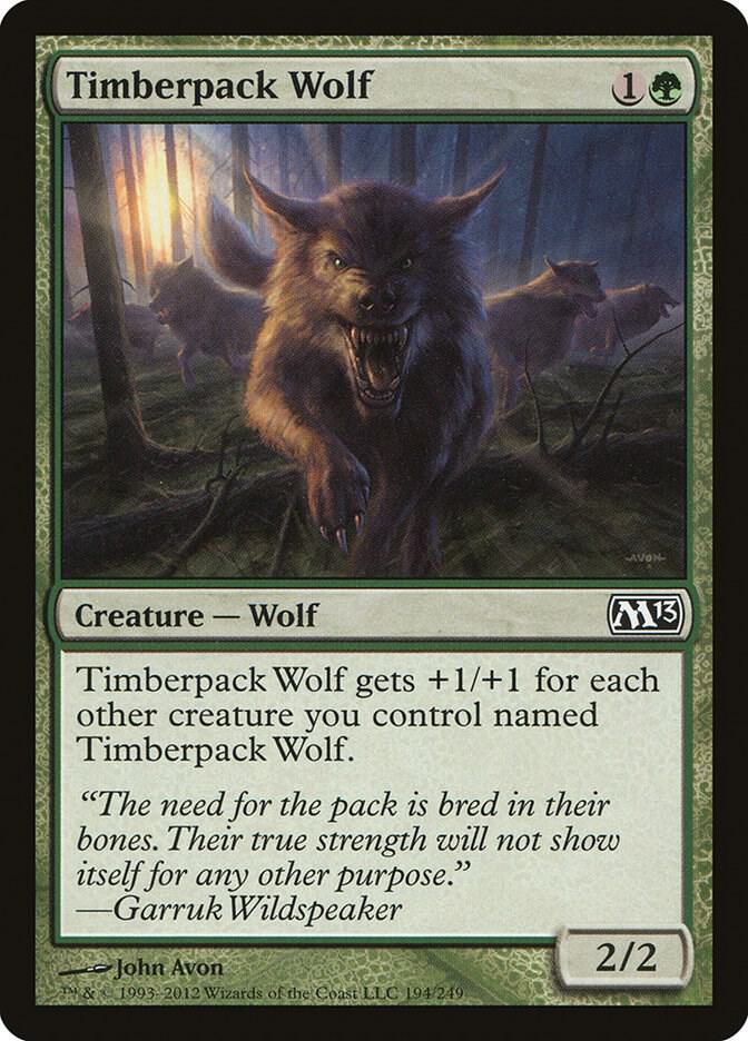 Timberpack Wolf 194/249 (Magic 2013 (M13))  | Chromatic Games