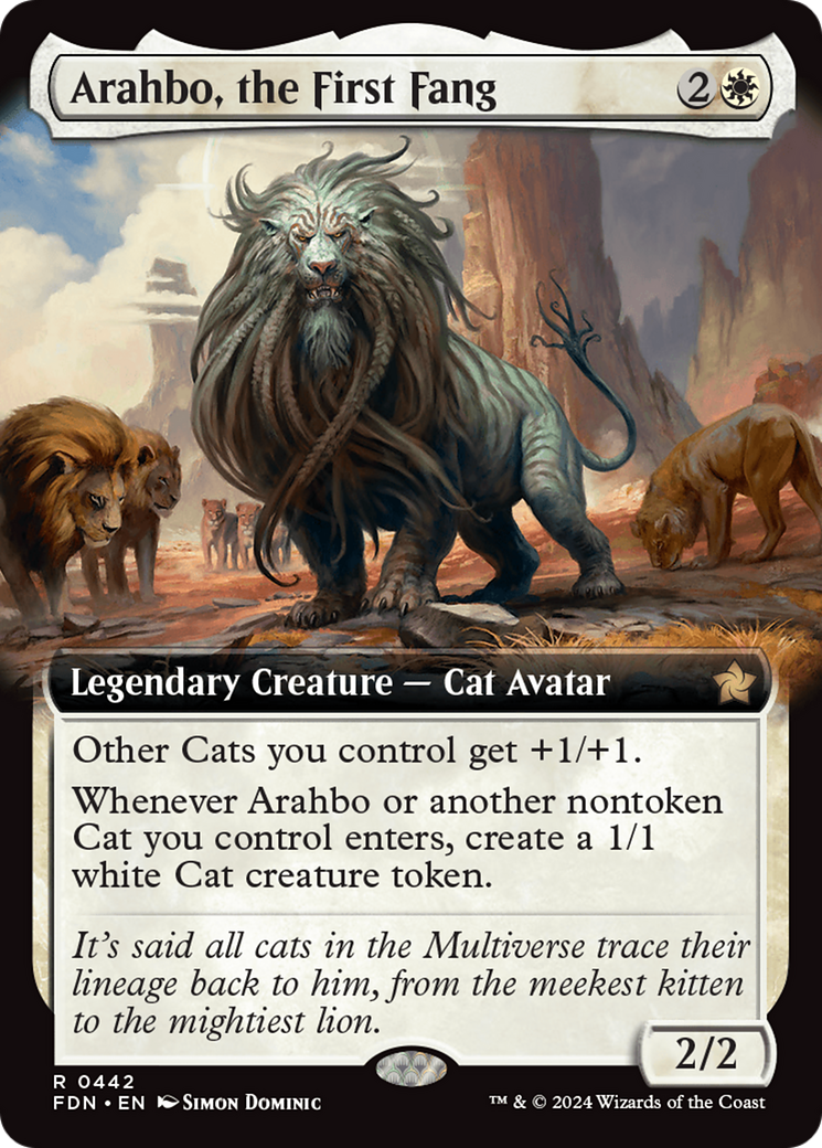 Arahbo, the First Fang (Extended Art) [Foundations] | Chromatic Games