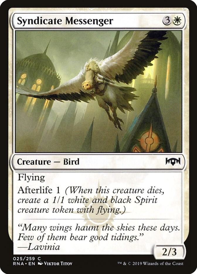 Syndicate Messenger 25/259 (Ravnica Allegiance)  | Chromatic Games