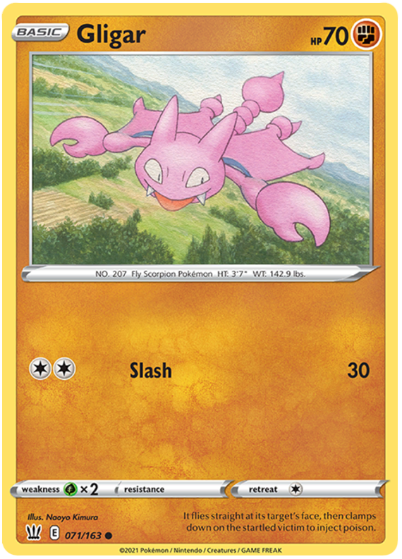 Gligar (071/163) [Sword & Shield: Battle Styles] | Chromatic Games