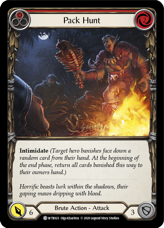 Pack Hunt (Red) [U-WTR023] (Welcome to Rathe Unlimited)  Unlimited Normal | Chromatic Games