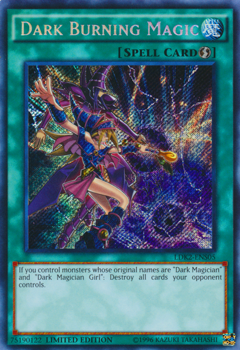 Dark Burning Magic [LDK2-ENS05] Secret Rare | Chromatic Games