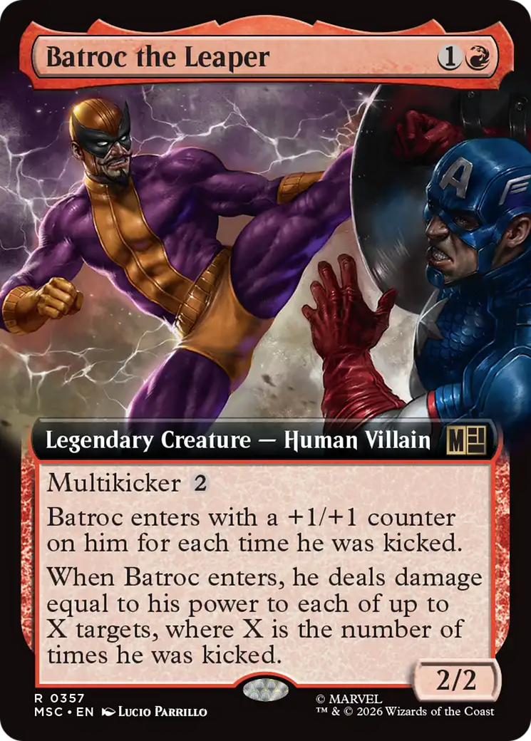 Batroc the Leaper (Extended Art) [Marvel Super Heroes Commander] | Chromatic Games