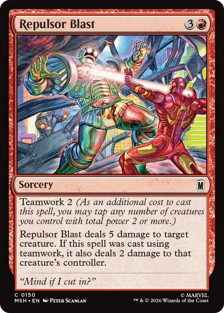 Repulsor Blast [Marvel Super Heroes] | Chromatic Games