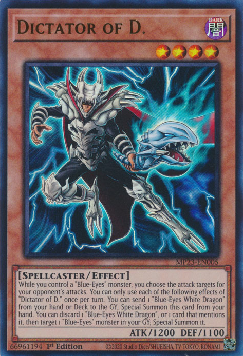 Dictator of D. [MP23-EN005] Ultra Rare | Chromatic Games