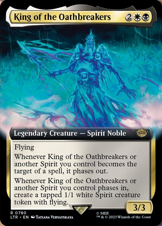 King of the Oathbreakers (Extended Art) (Surge Foil) [The Lord of the Rings: Tales of Middle-Earth] | Chromatic Games