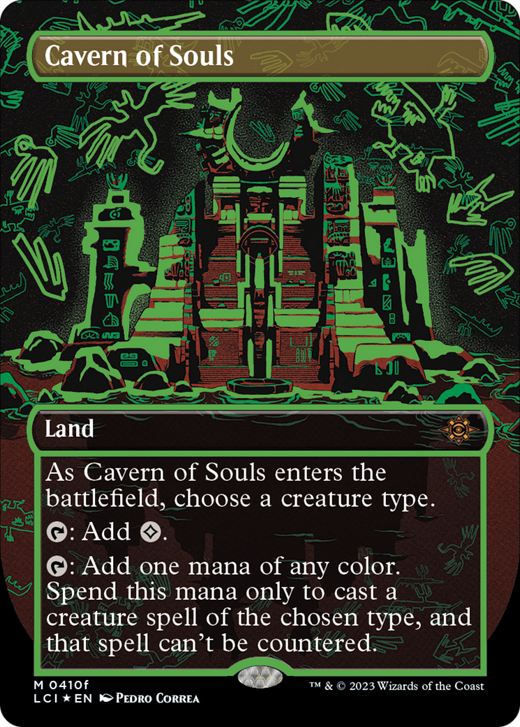 Cavern of Souls (0410f) (Borderless) [The Lost Caverns of Ixalan] | Chromatic Games