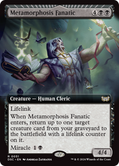 Metamorphosis Fanatic (Extended Art) [Duskmourn: House of Horror Commander] | Chromatic Games