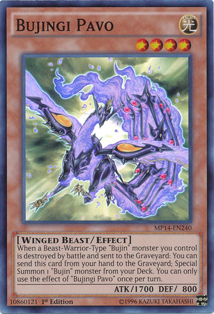 Bujingi Pavo [MP14-EN240] Super Rare | Chromatic Games