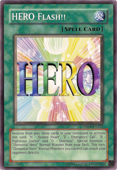 HERO Flash!! [DR04-EN222] Common | Chromatic Games