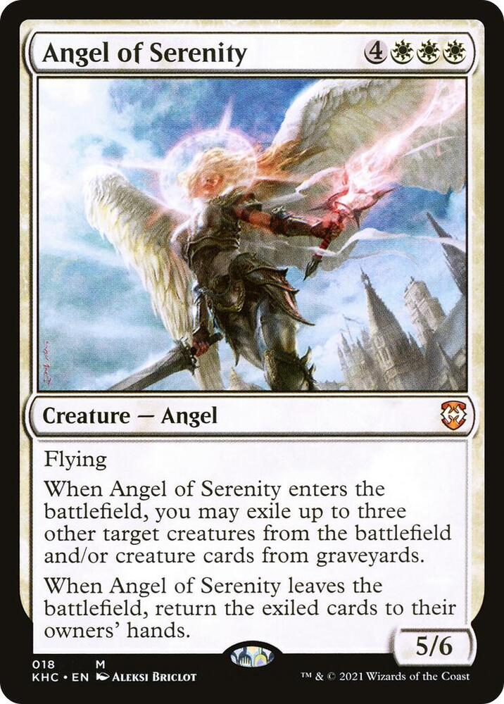 Angel of Serenity 18/1 (Commander: Kaldheim)  | Chromatic Games