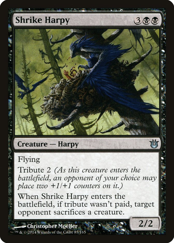 Shrike Harpy 83/165 (Born of the Gods)  | Chromatic Games