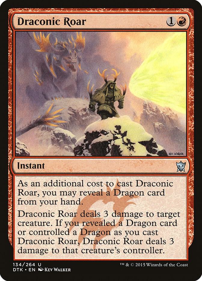 Draconic Roar 134/264 (Dragons of Tarkir)  | Chromatic Games