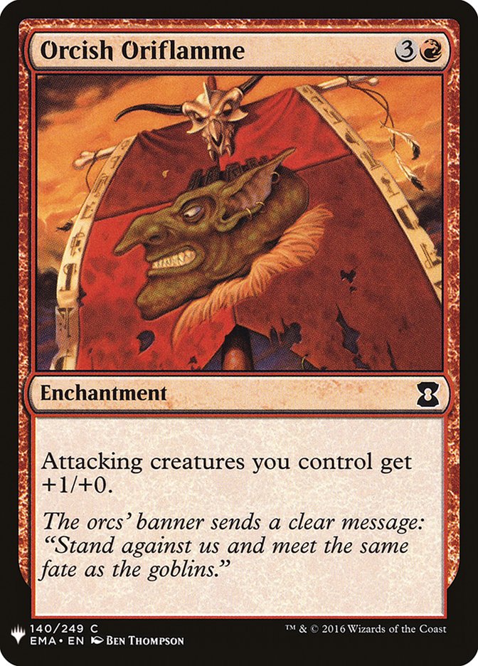 Orcish Oriflamme [Mystery Booster] | Chromatic Games