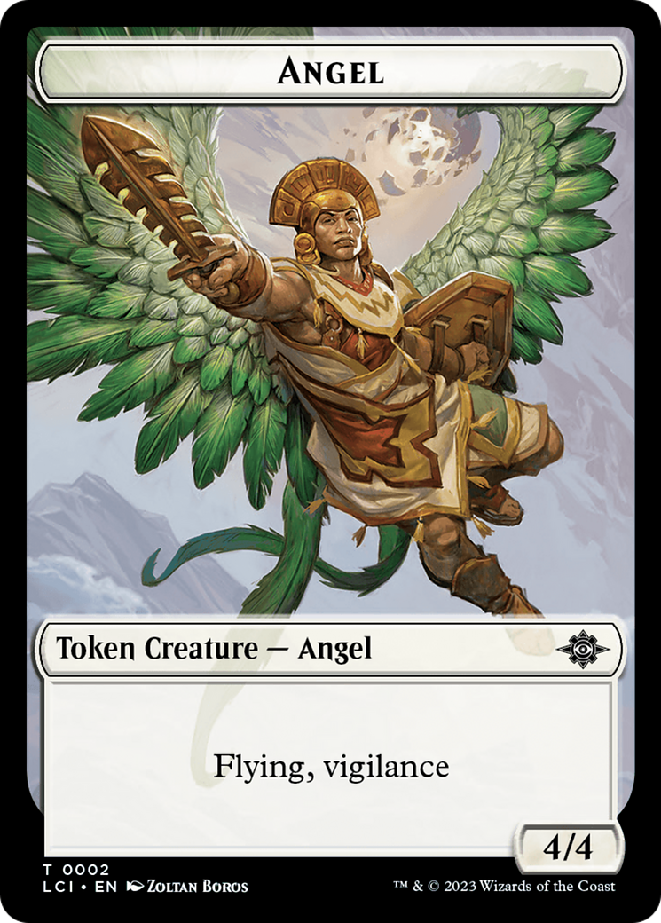 Angel Token [The Lost Caverns of Ixalan Tokens] | Chromatic Games