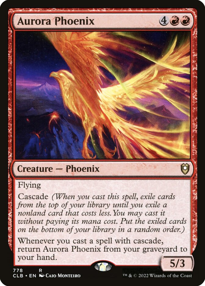 Aurora Phoenix 778 (Commander Legends: Battle for Baldur's Gate)  | Chromatic Games