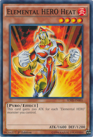 Elemental Hero Heat [SDHS-EN005] Common | Chromatic Games