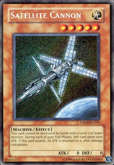 Satellite Cannon [DR04-EN241] Secret Rare | Chromatic Games